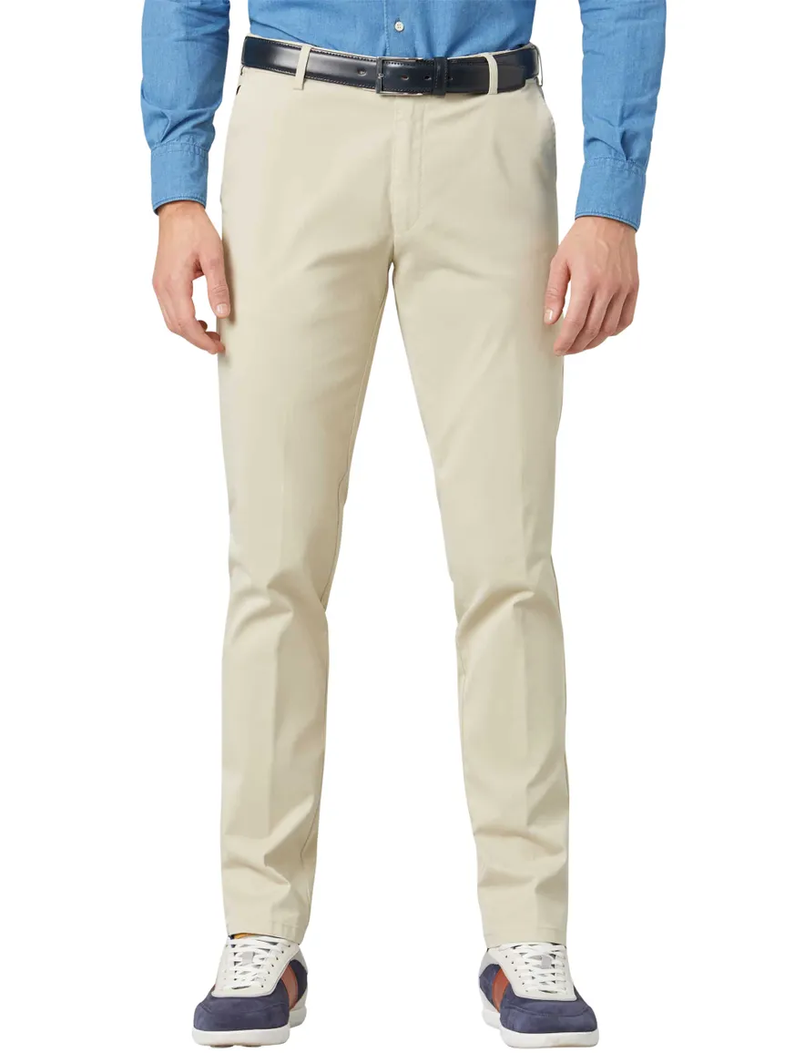 Meyer Pantalon katoen beige OSLO Art.9-3001-32