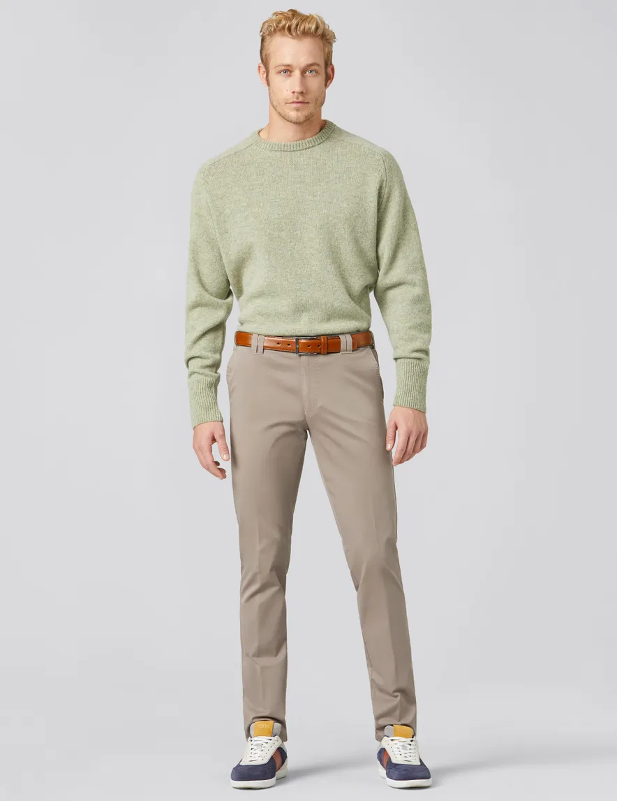 Meyer Pantalon katoen bruin OSLO Art.9-3001-35