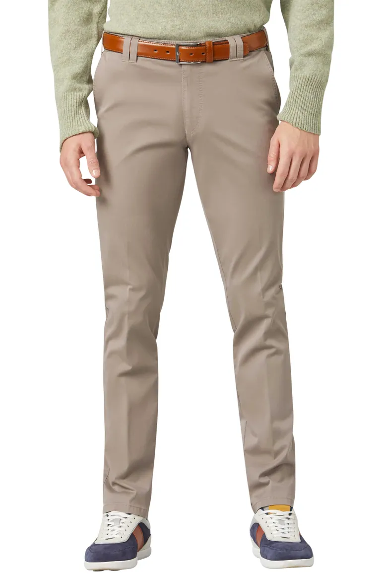Meyer Pantalon katoen bruin OSLO Art.9-3001-35