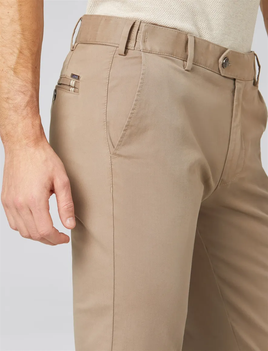 Meyer Pantalon katoen camel OSLO