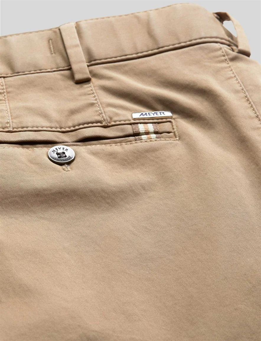 Meyer Pantalon katoen camel OSLO