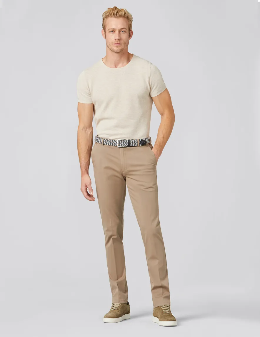 Meyer Pantalon katoen camel OSLO