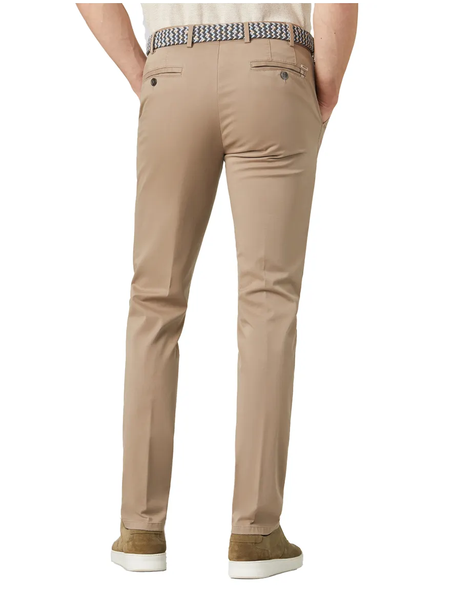 Meyer Pantalon katoen camel OSLO Art.9-3001-43