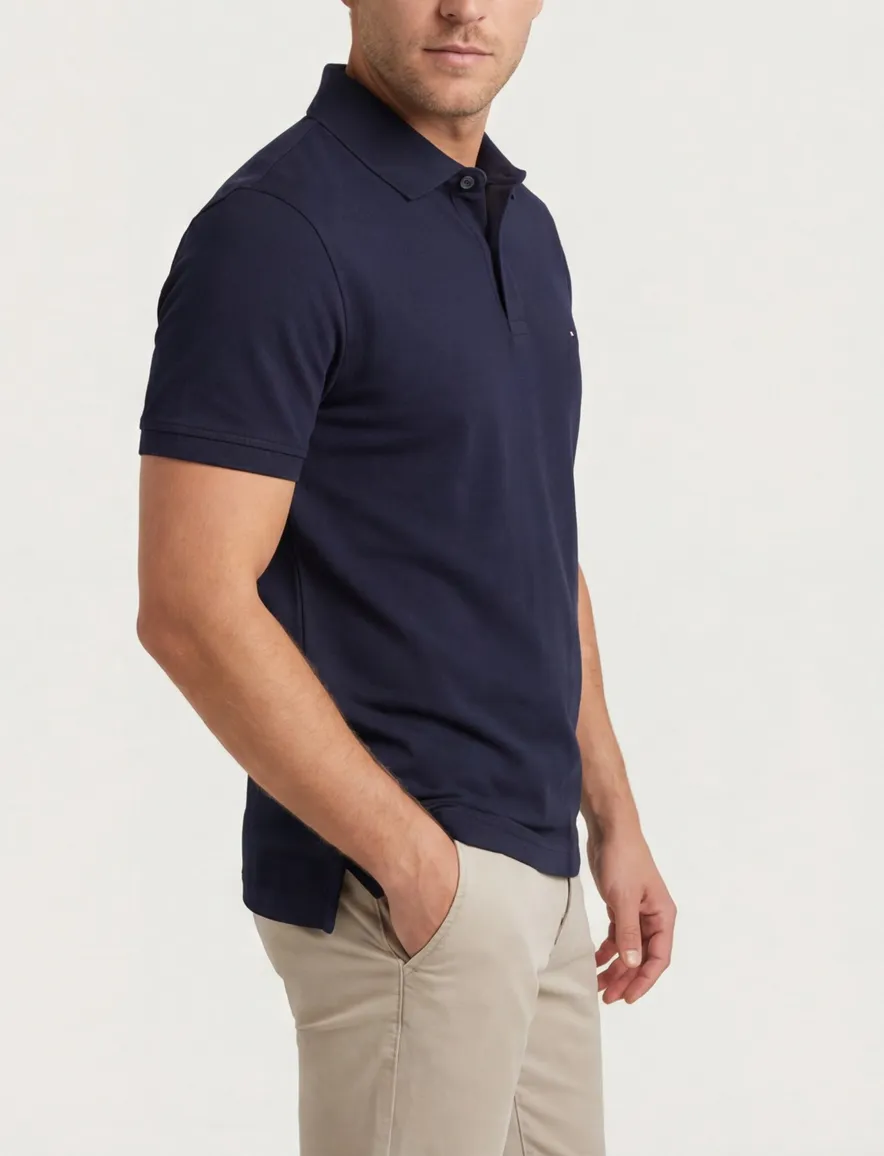 Poloshirt Big & Tall Tommy Hilfiger nachtblauw