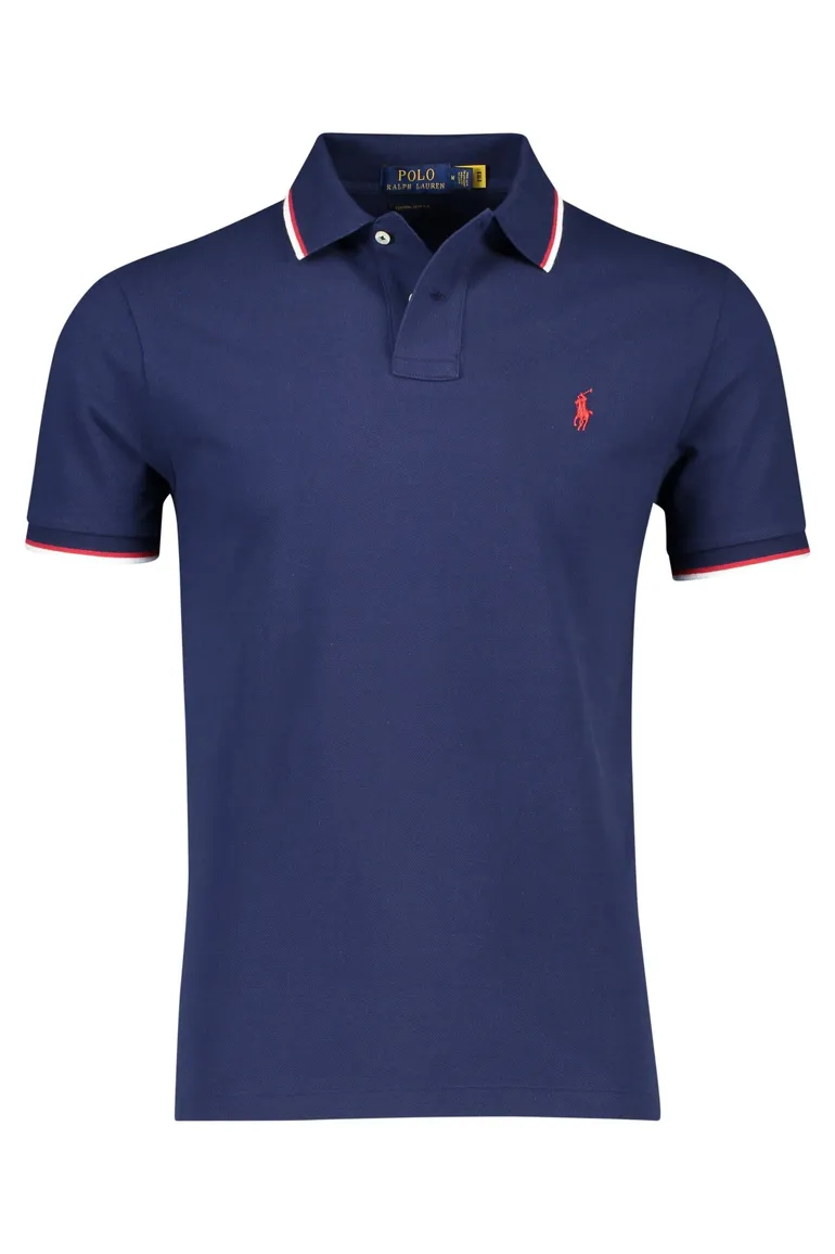 Polo Ralph Lauren polo normale fit donkerblauw effen