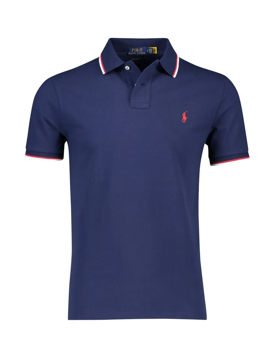 Polo Ralph Lauren polo normale fit donkerblauw effen