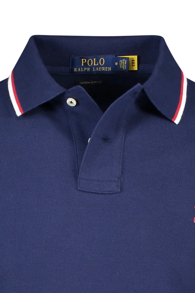 Polo Ralph Lauren polo normale fit donkerblauw effen