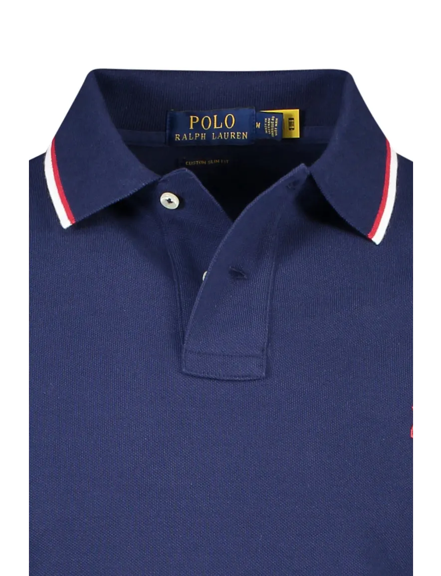 Polo Ralph Lauren polo normale fit donkerblauw effen