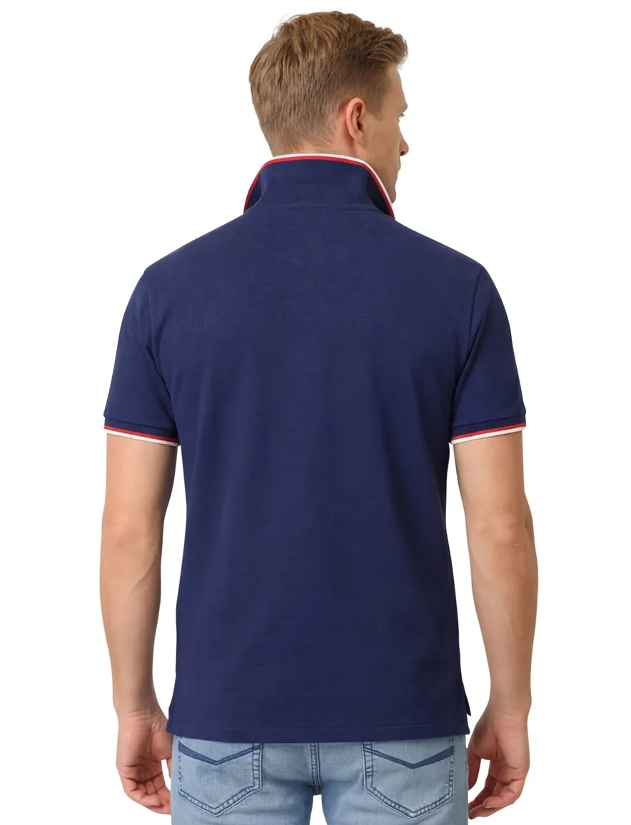 Polo Ralph Lauren polo normale fit donkerblauw effen