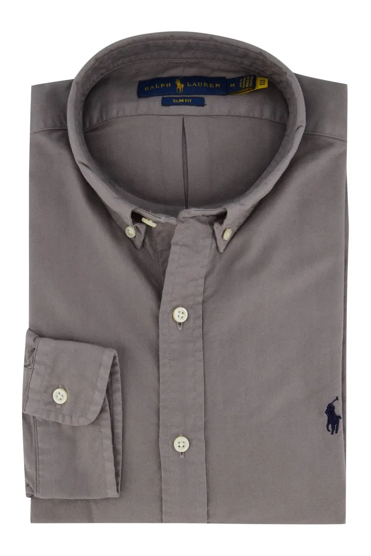 Grijs overhemd Ralph Lauren Slim Fit