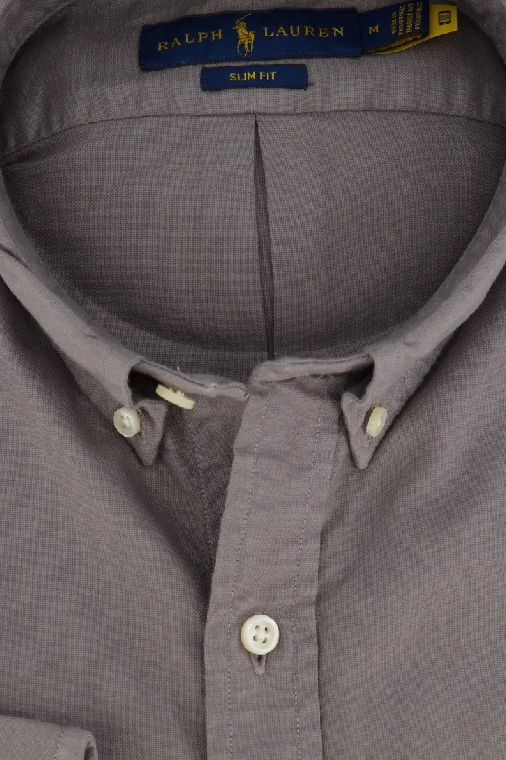 Grijs overhemd Ralph Lauren Slim Fit
