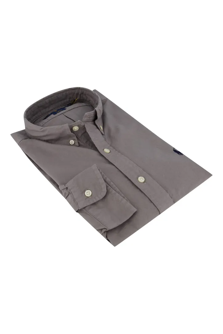 Grijs overhemd Ralph Lauren Slim Fit