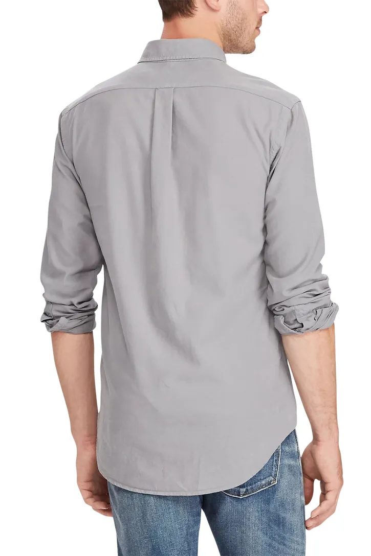 Grijs overhemd Ralph Lauren Slim Fit