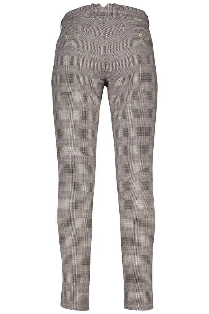 Bruine geruit Alberto broek