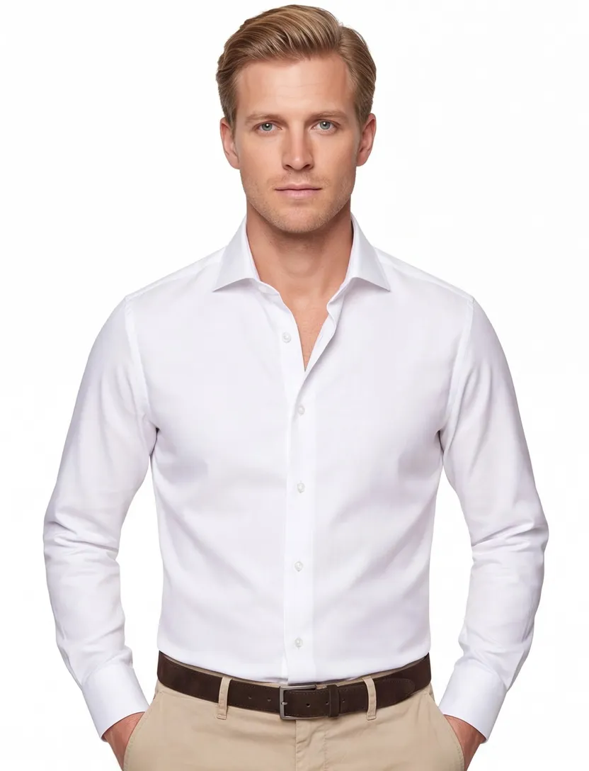 John Miller business overhemd Tailored fit wit