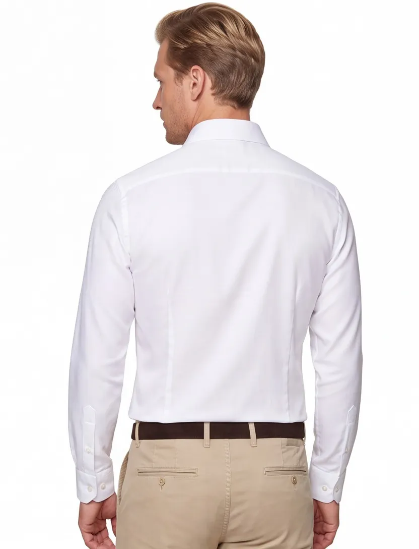 John Miller business overhemd Tailored fit wit