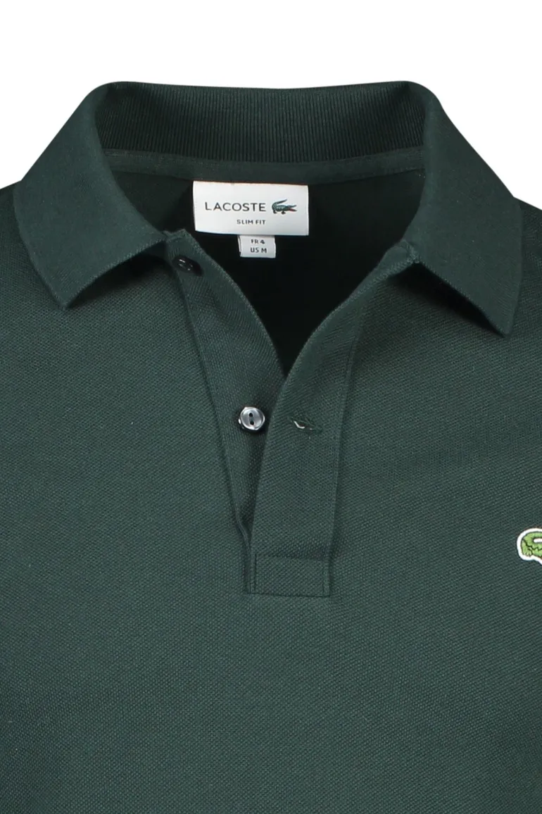 Lacoste poloshirt groen slim fit