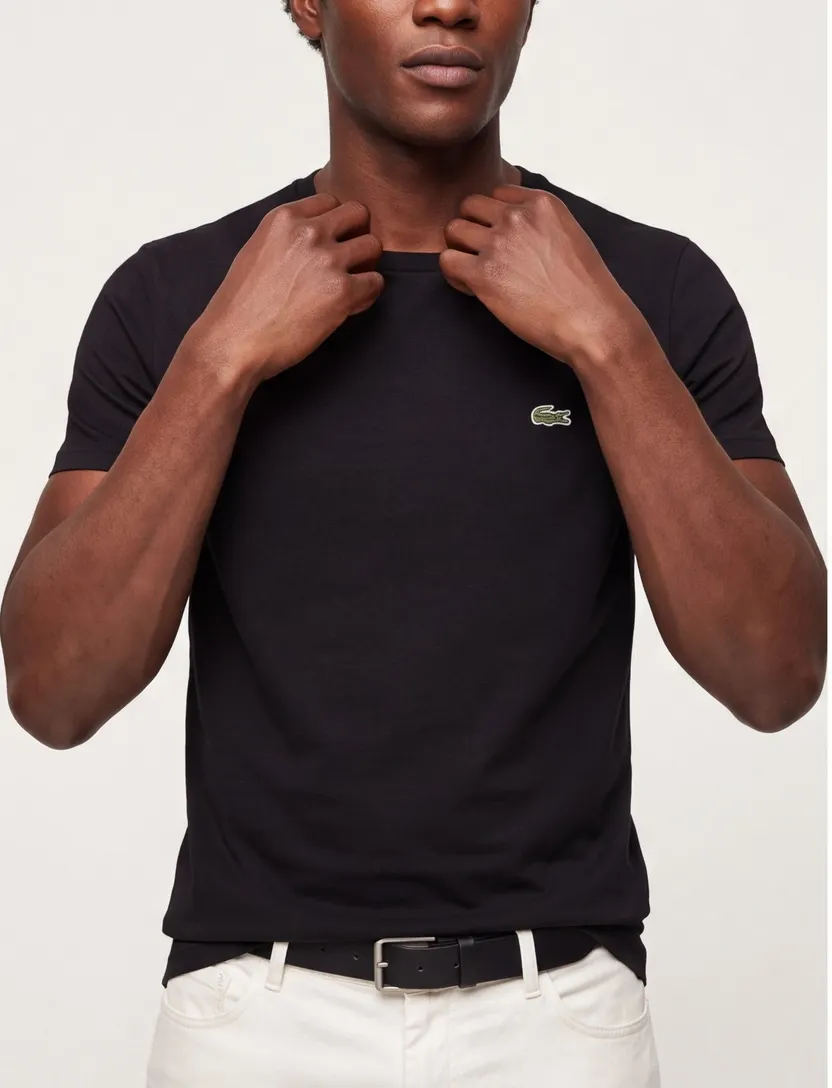 Lacoste T-shirt zwart ronde hals