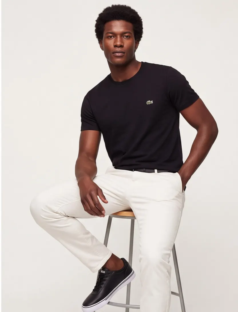 Lacoste T-shirt zwart ronde hals