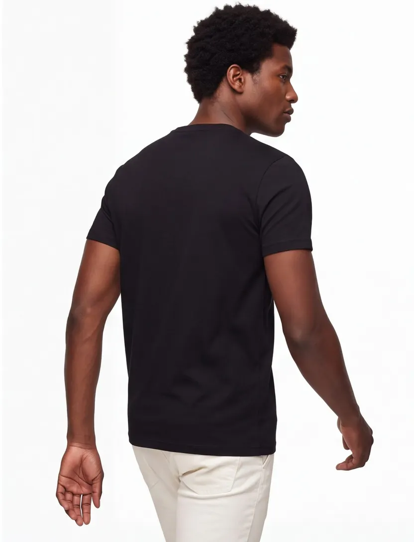Lacoste T-shirt zwart ronde hals
