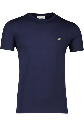Lacoste Regular Fit t-shirt Lacoste donkerblauw effen