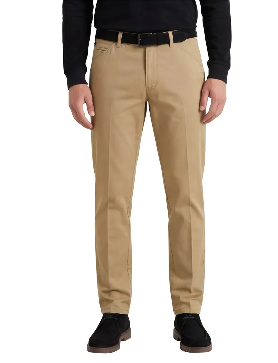 Heren chino camel Meyer Chicago