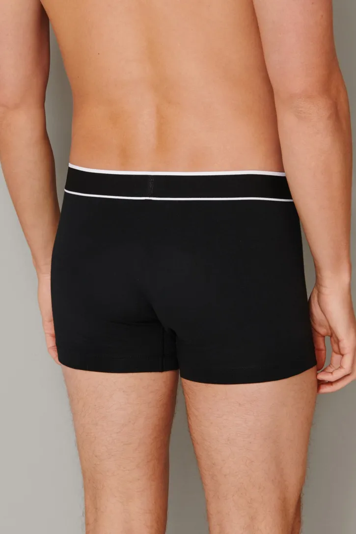 Schiesser boxershorts 95/5 3-pack zwart
