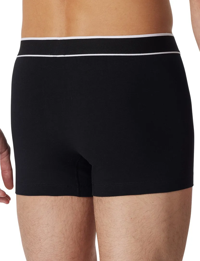 Schiesser boxershorts 95/5 3-pack zwart