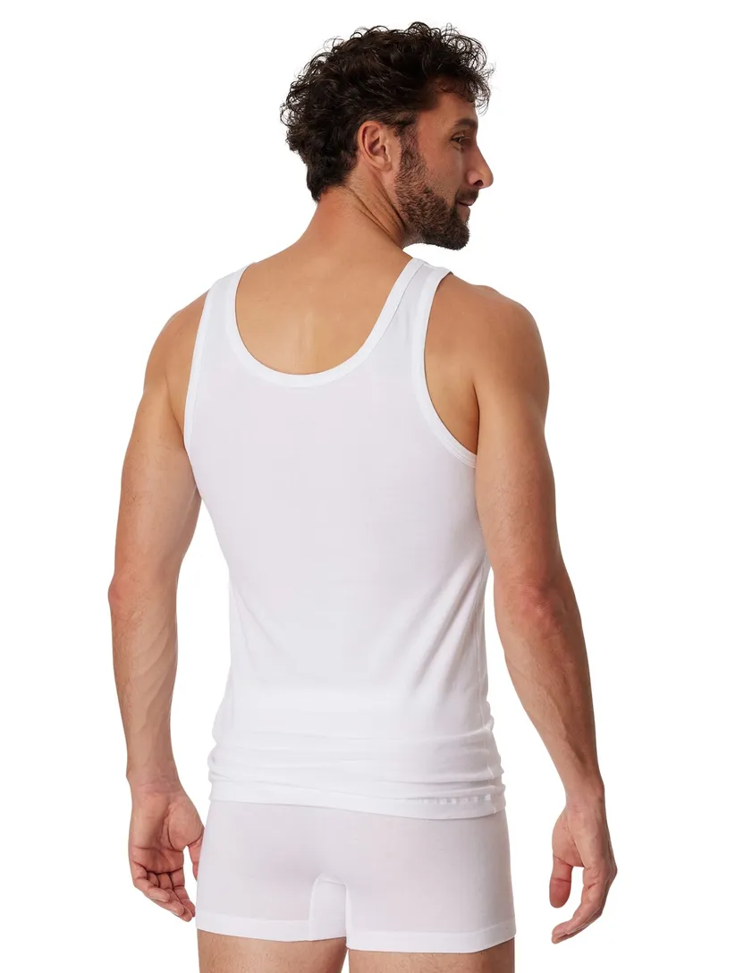 Schiesser singlet wit 2-pack