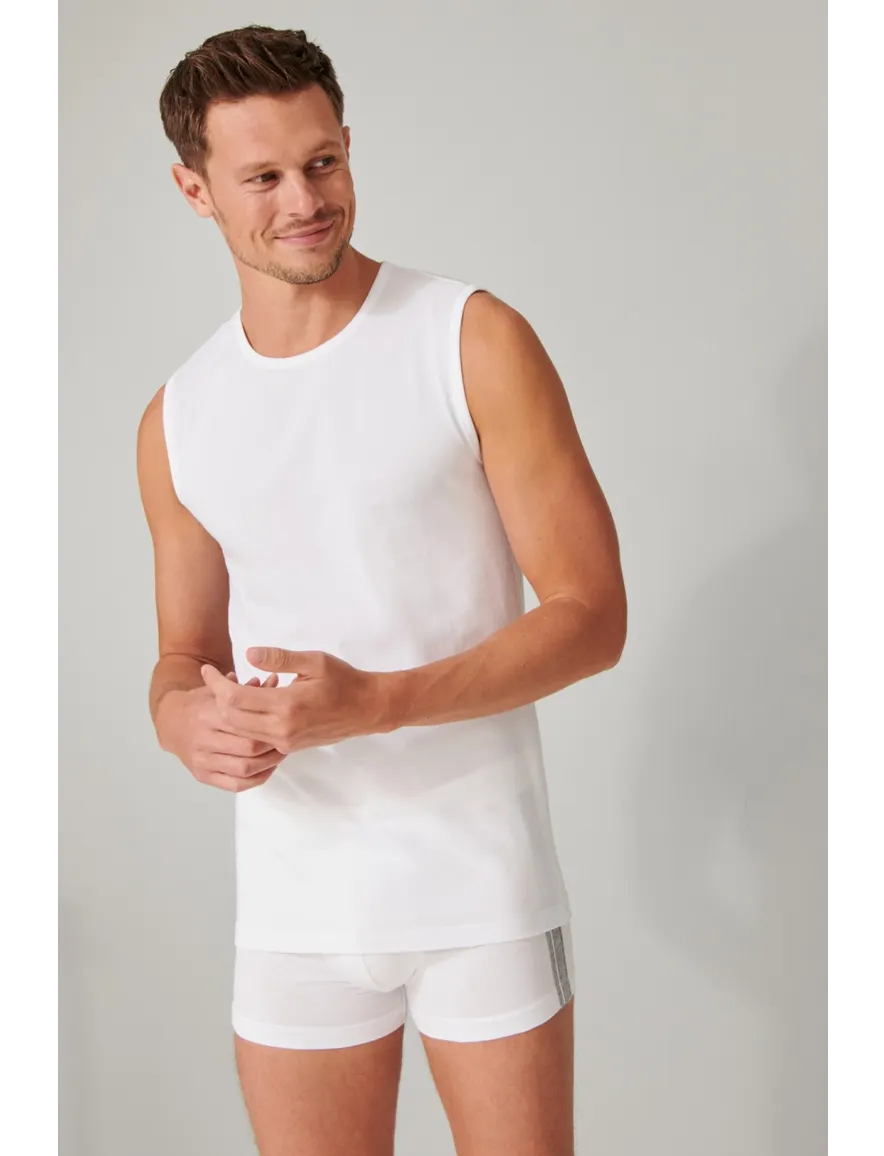 Schiesser singlet Schiesser ondergoed aanbieding wit effen katoen
