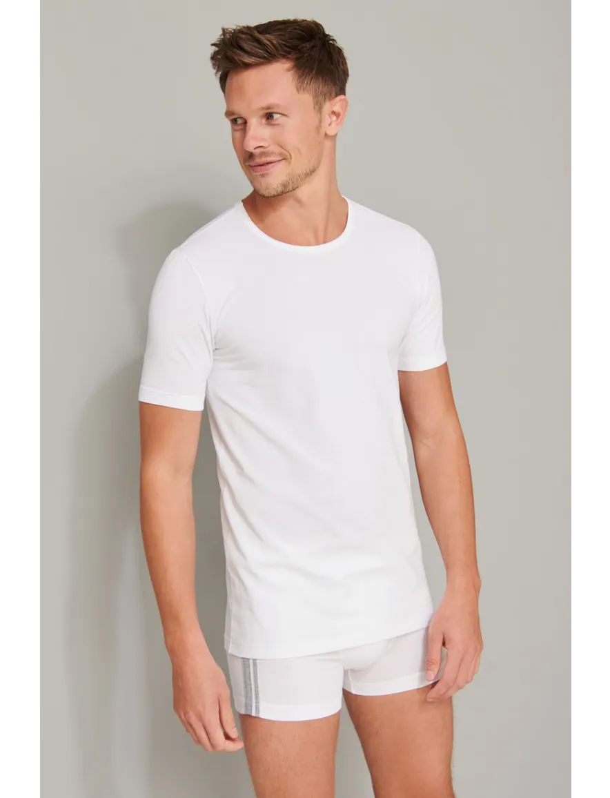 t-shirt 95/5 Schiesser ondergoed aanbieding effen wit