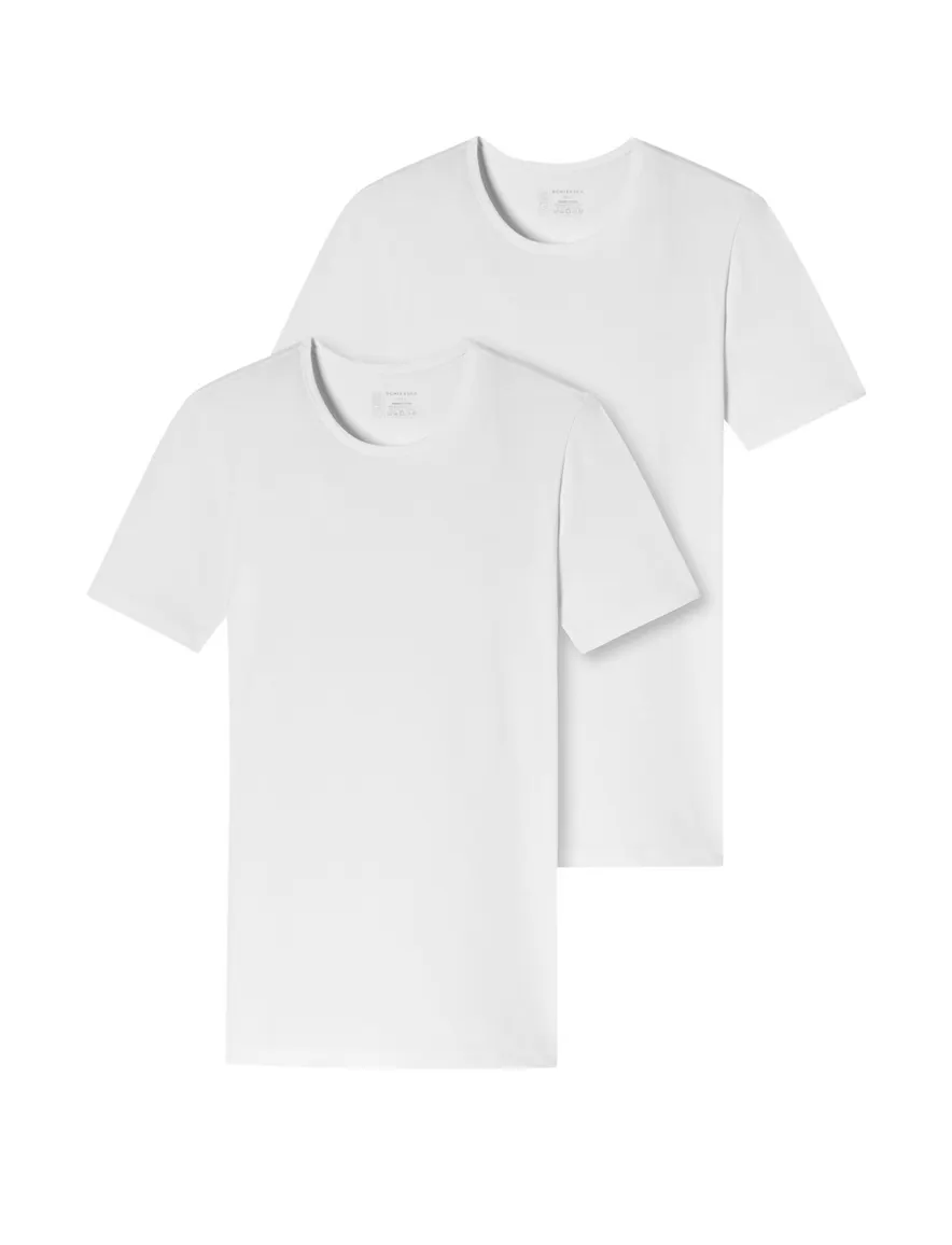 t-shirt 95/5 Schiesser ondergoed aanbieding effen wit