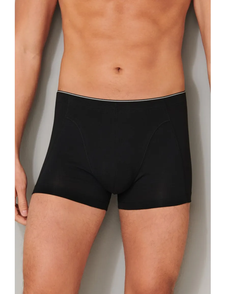 Schiesser boxershort 95/5 zwart katoen