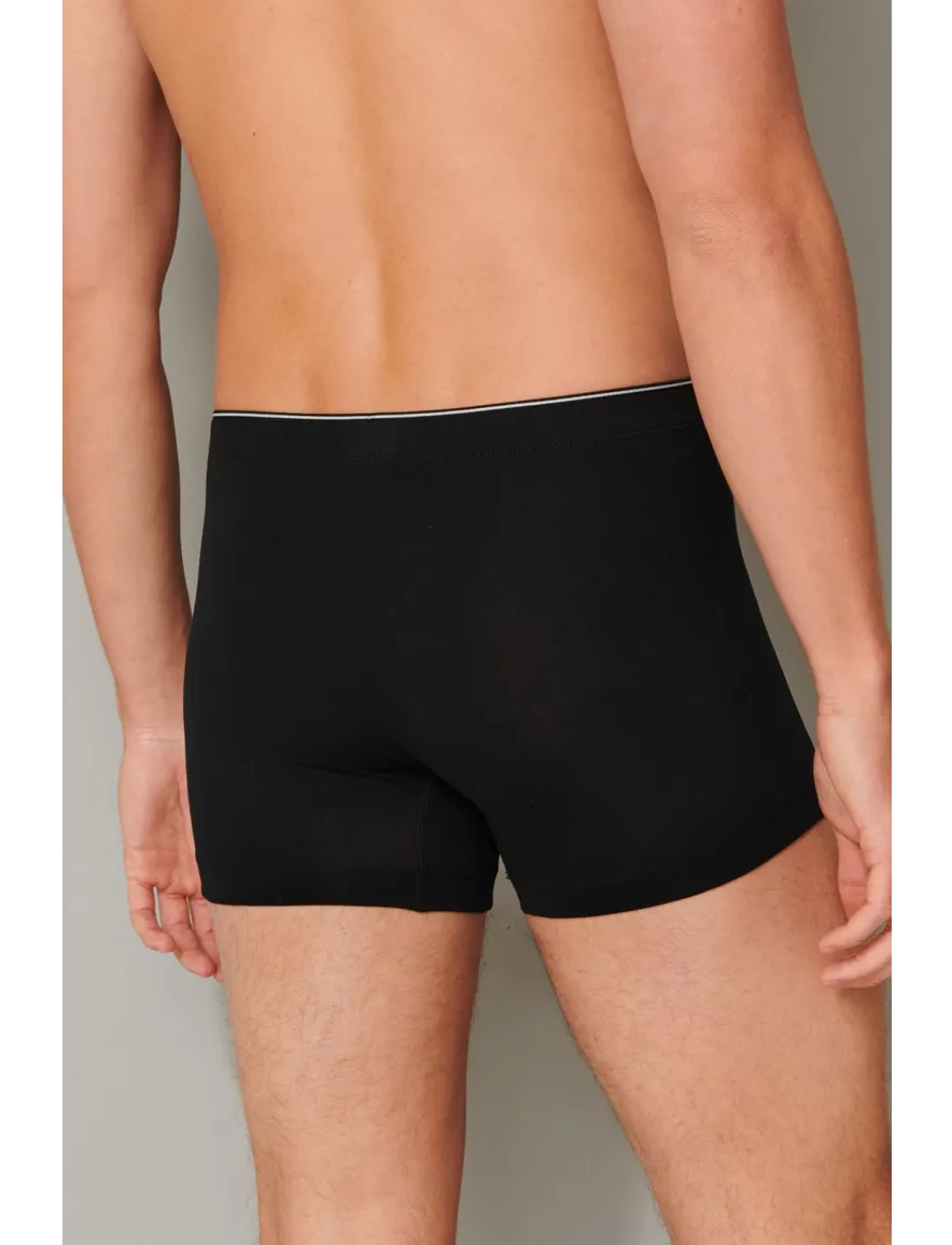 Schiesser boxershort 95/5 zwart katoen