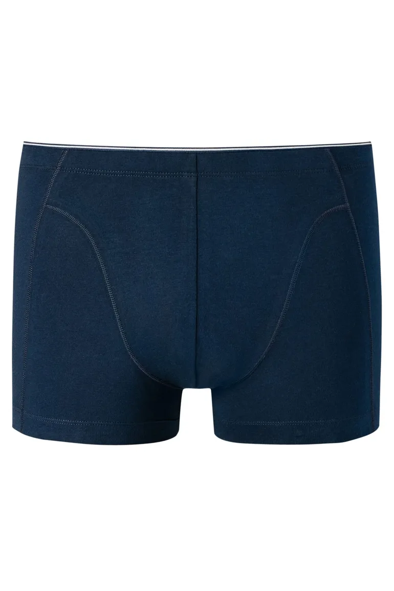 Schiesser boxershort 95/5 donkerblauw katoen