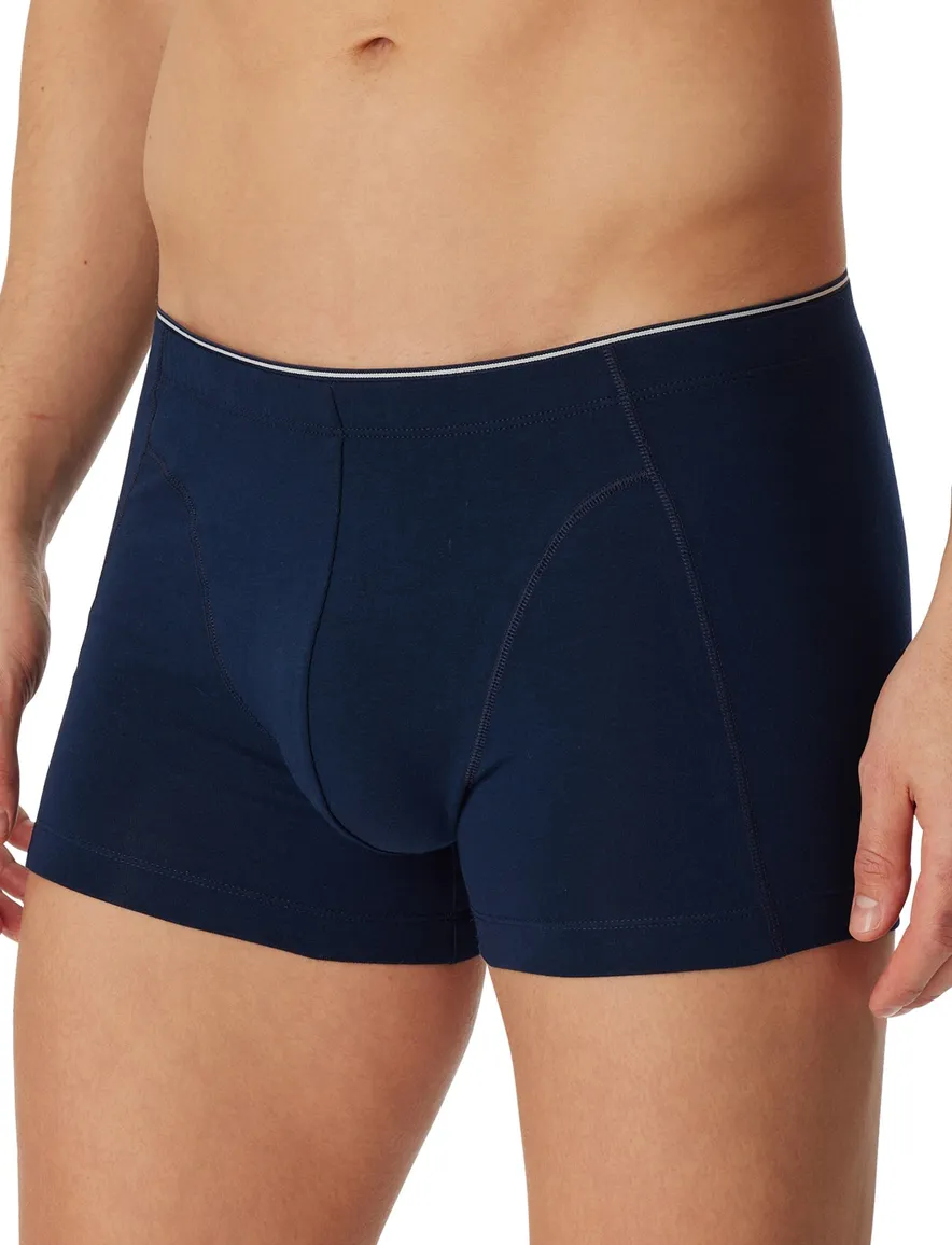 Schiesser boxershort 95/5 donkerblauw katoen