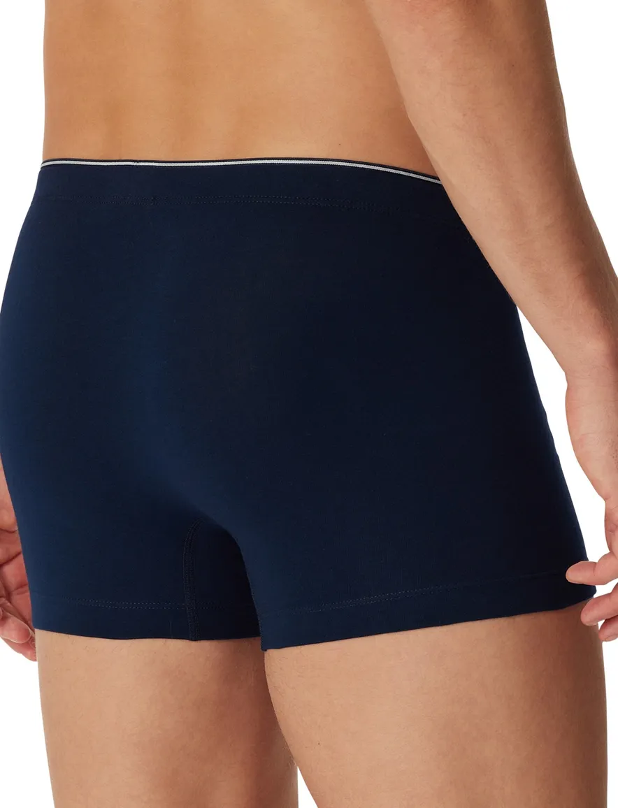 Schiesser boxershort 95/5 donkerblauw katoen