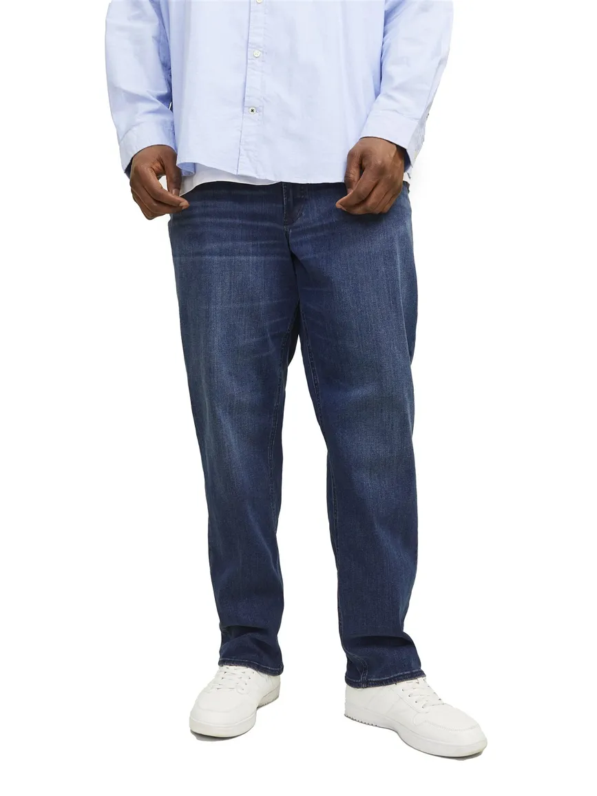 Jack & Jones Plus Size jeans donkerblauw