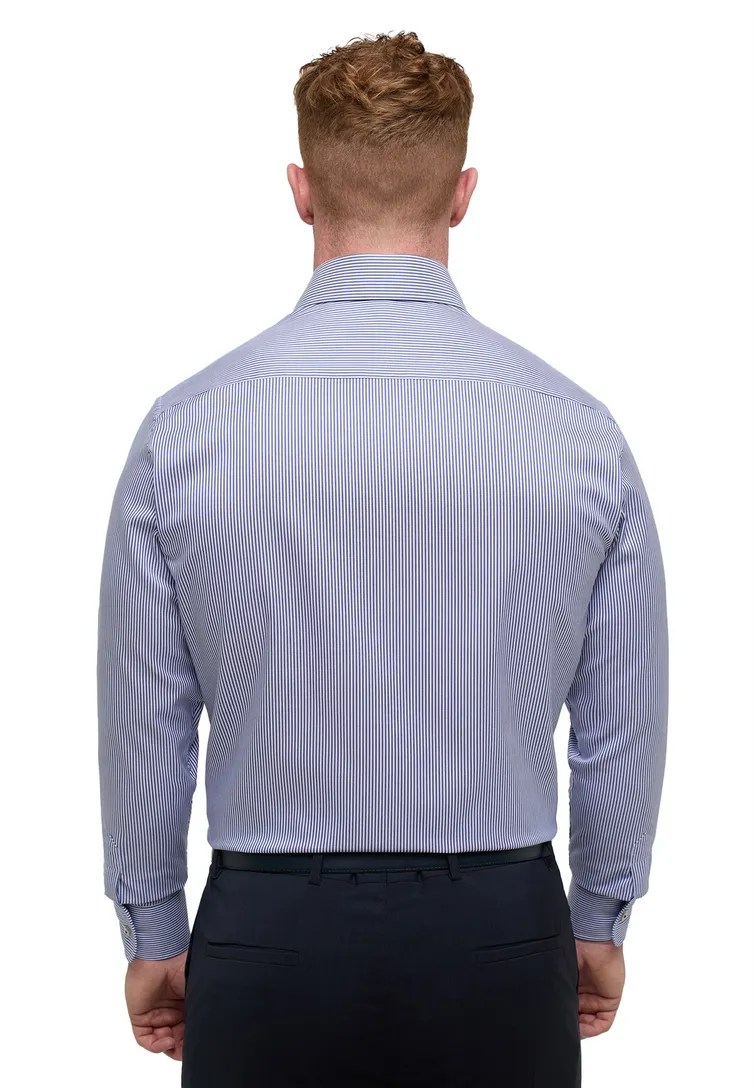 Eterna 1863 overhemd Modern Fit blauw wit