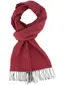 Bordeaux sjaals Profuomo Originale lamswol