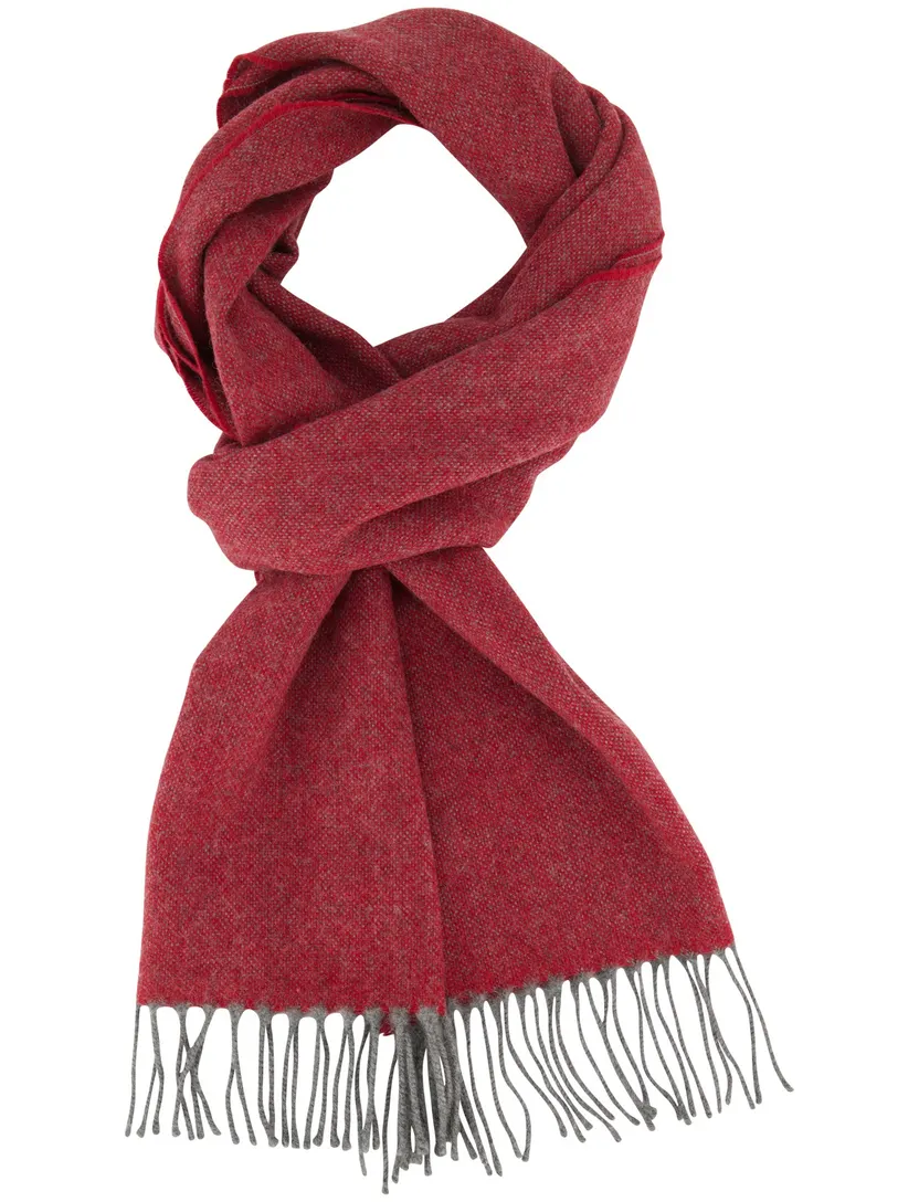 Sjaals Profuomo Originale bordeaux lamswol