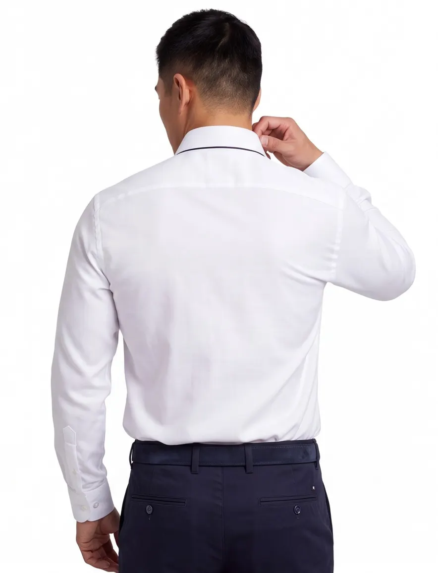 Wit overhemd John Miller Regular Fit