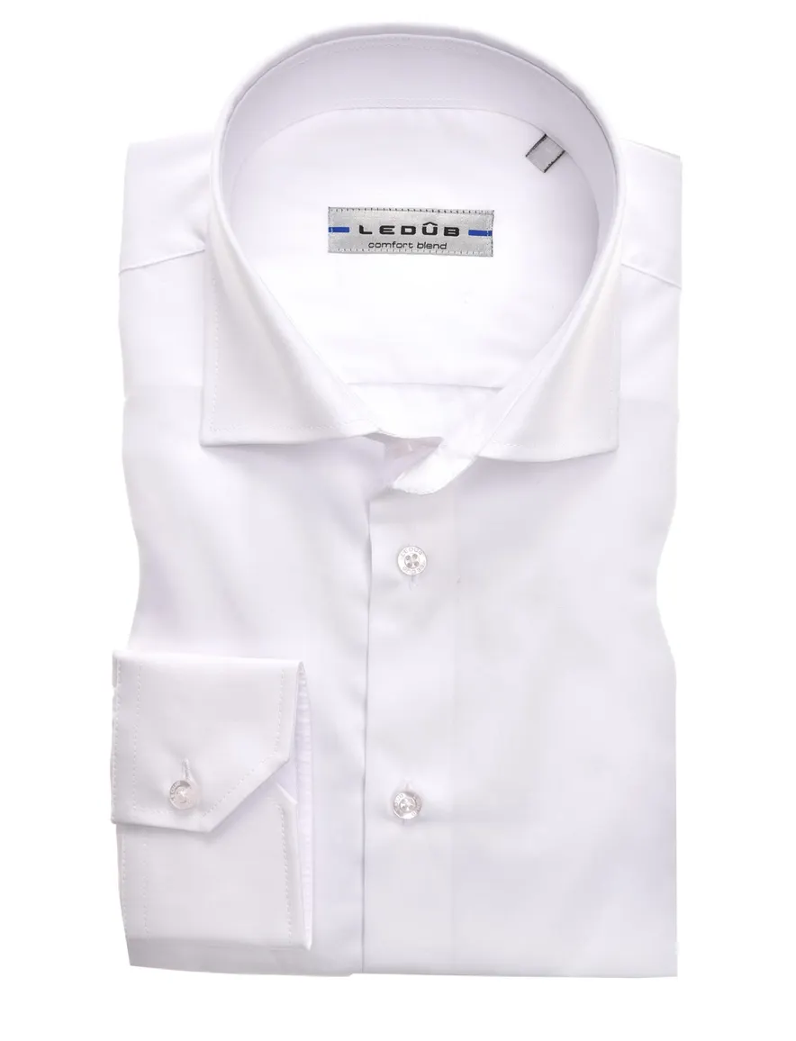 Overhemd Ledub Slim Fit wit