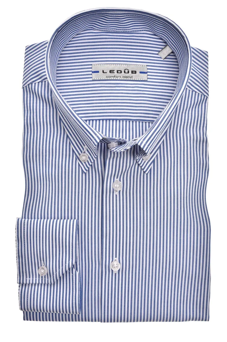 Overhemd Ledub Slim Fit strepen