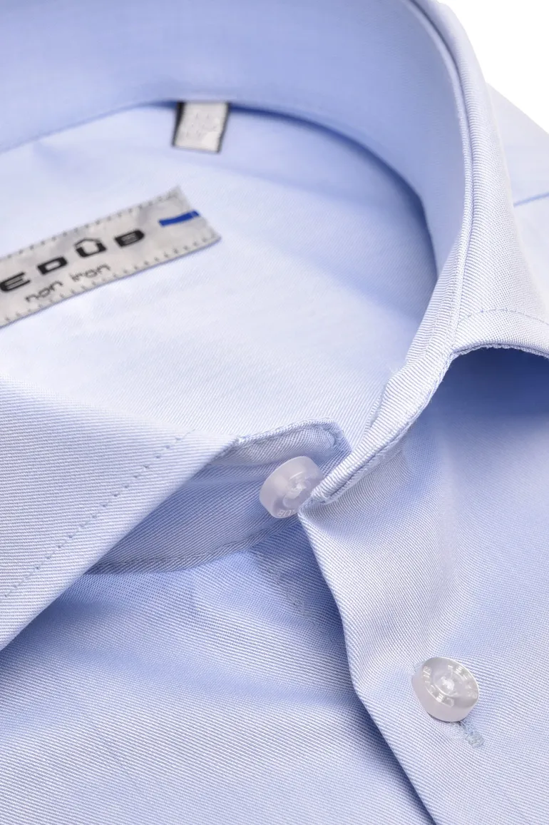 Overhemd korte mouw Ledub blauw