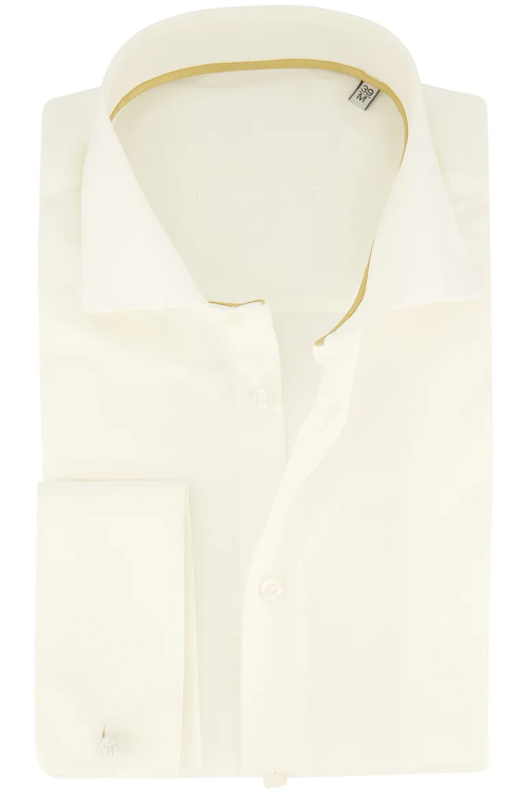 Overhemd Ledub Special Edition off white Modern Fit