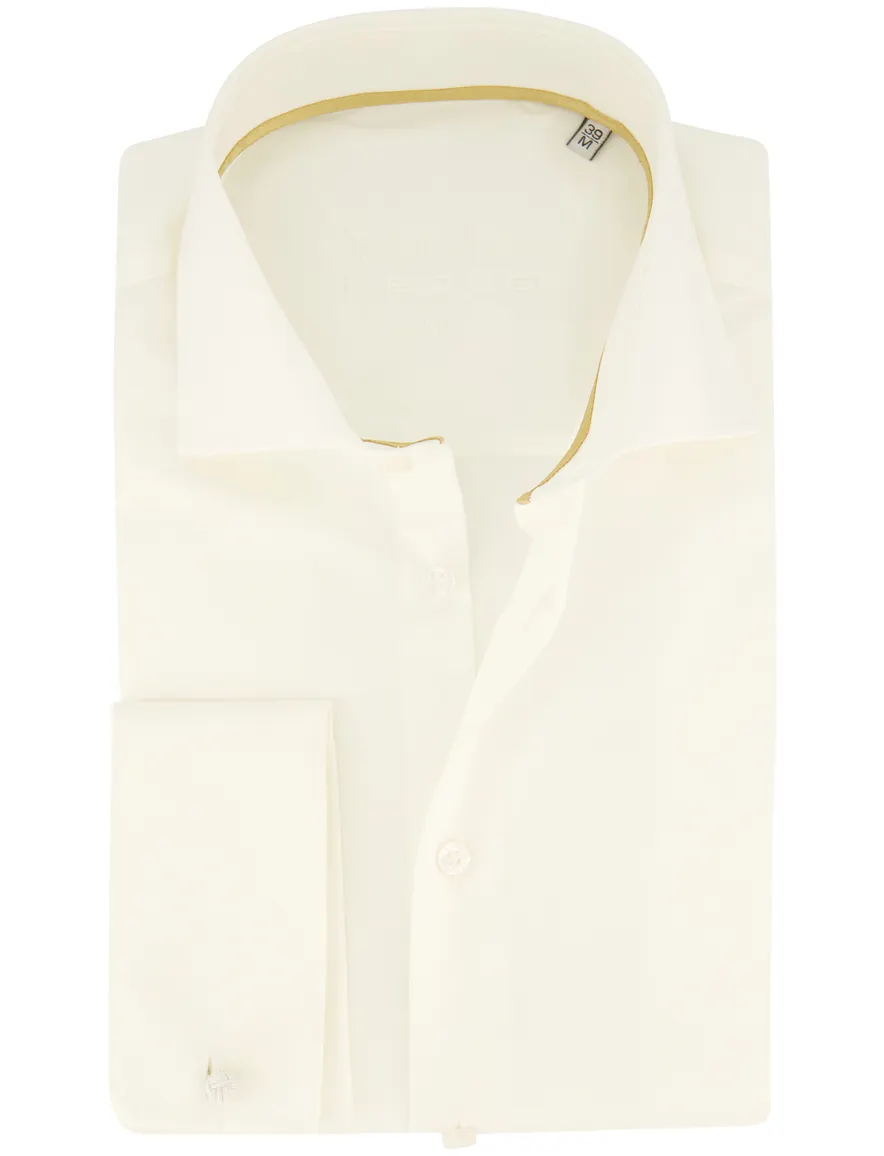 Overhemd Ledub Special Edition off white Modern Fit