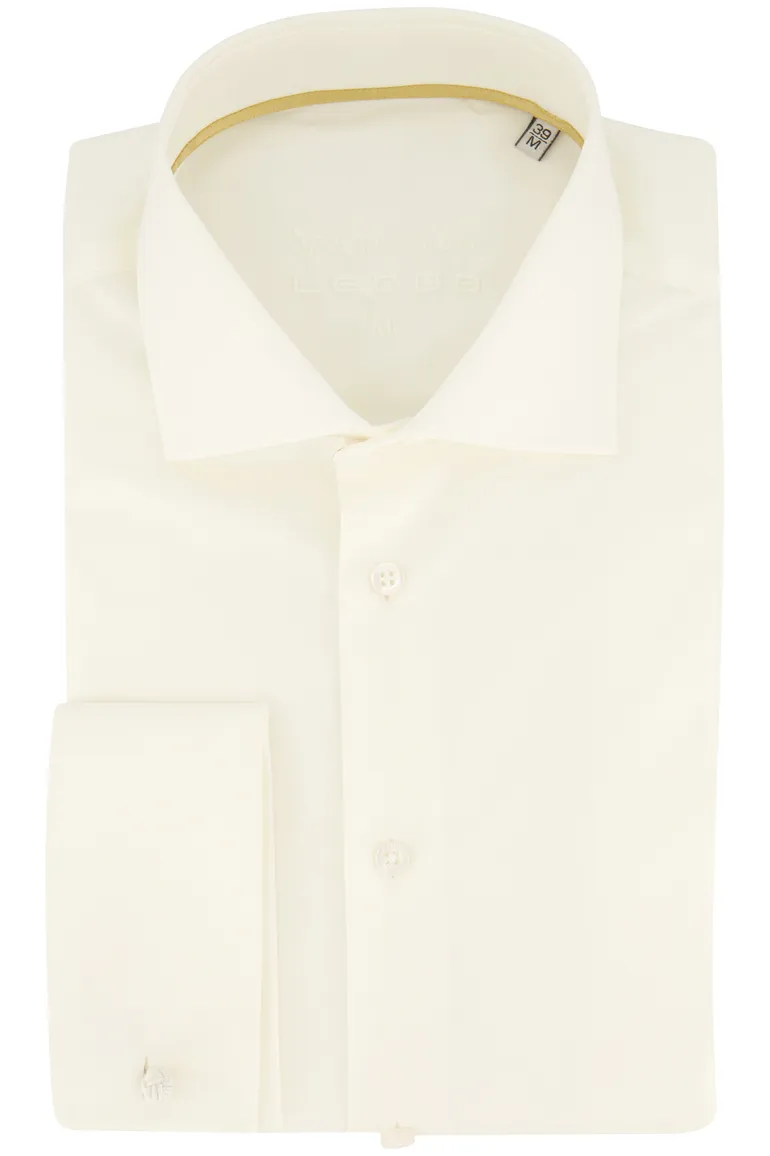 Overhemd Ledub Special Edition off white Modern Fit