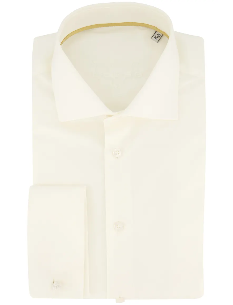 Overhemd Ledub Special Edition off white Modern Fit