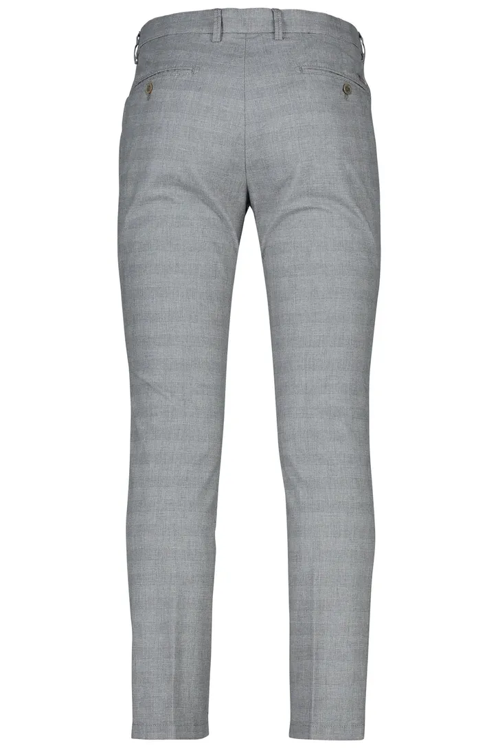 Gardeur pantalon Sonny-8 Slim Fit grijs geruit